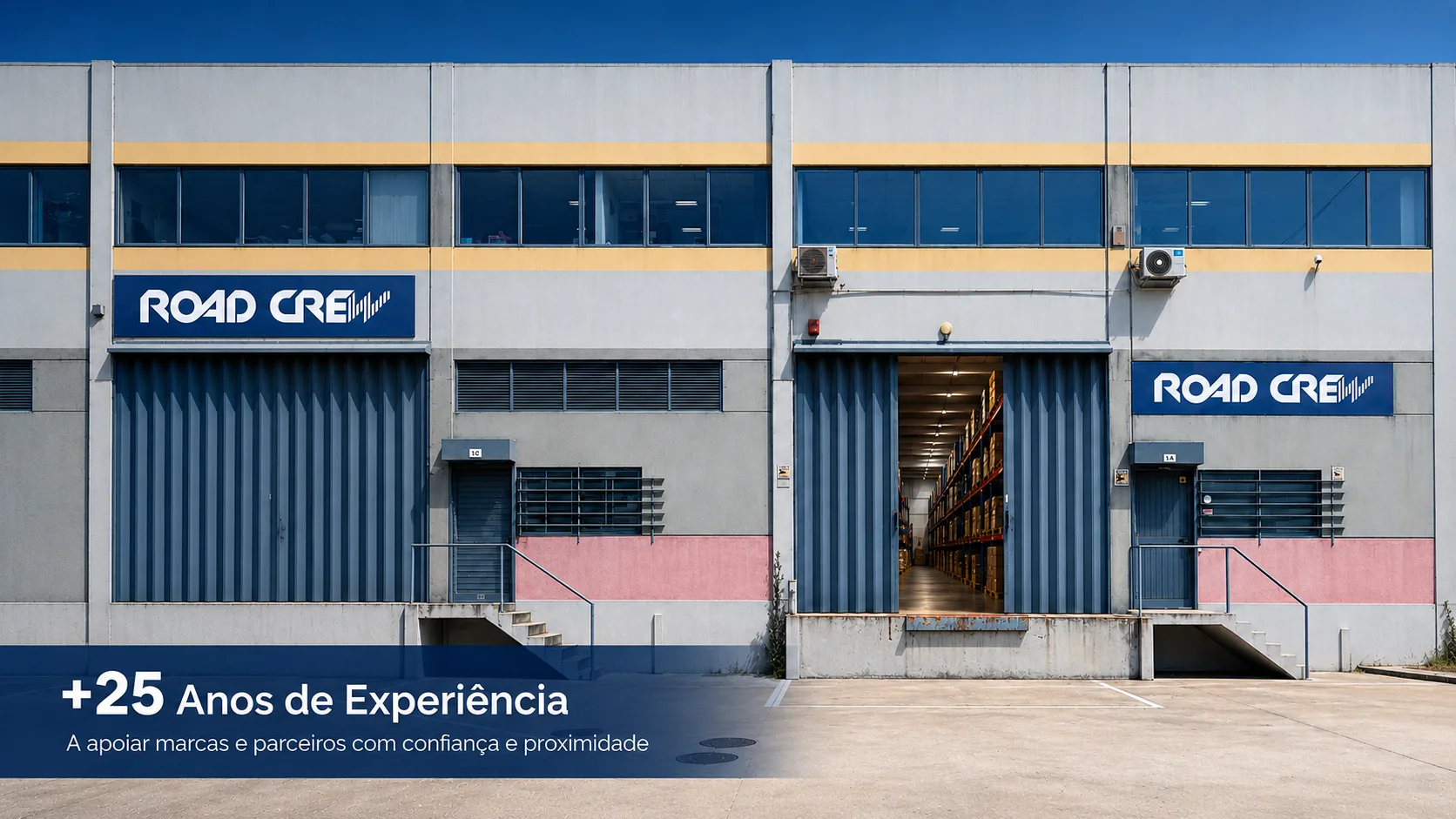 Instalações da Road Crew — mais de 25 anos de experiência